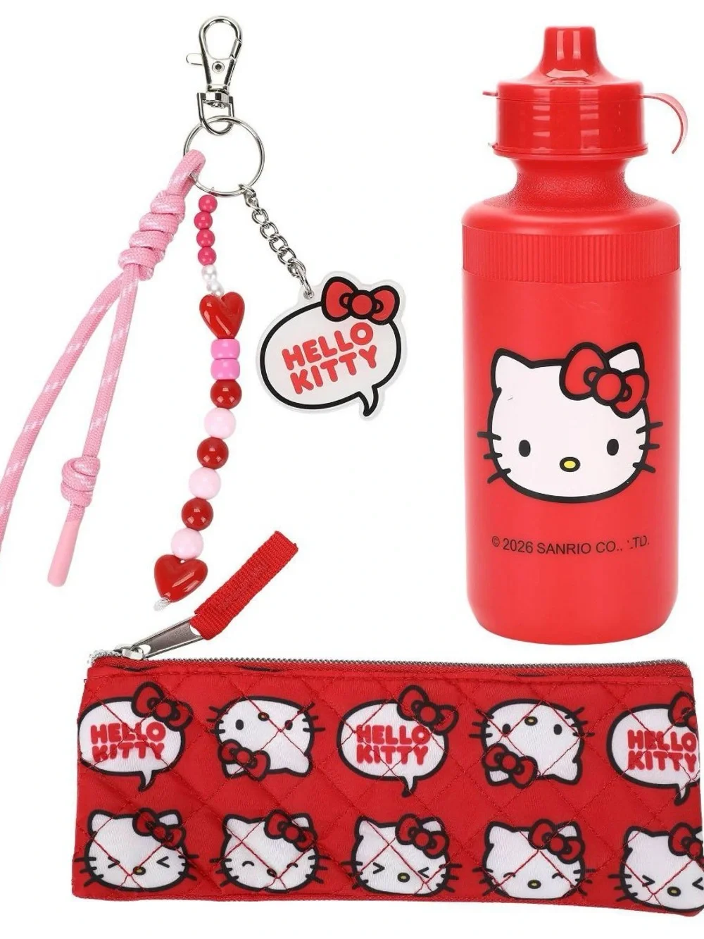 Hello Kitty 5-in-1 Quilted Backpack Set for Girls T